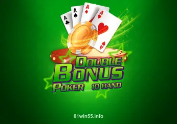 01win55 Double Bonus Poker 10 Hand